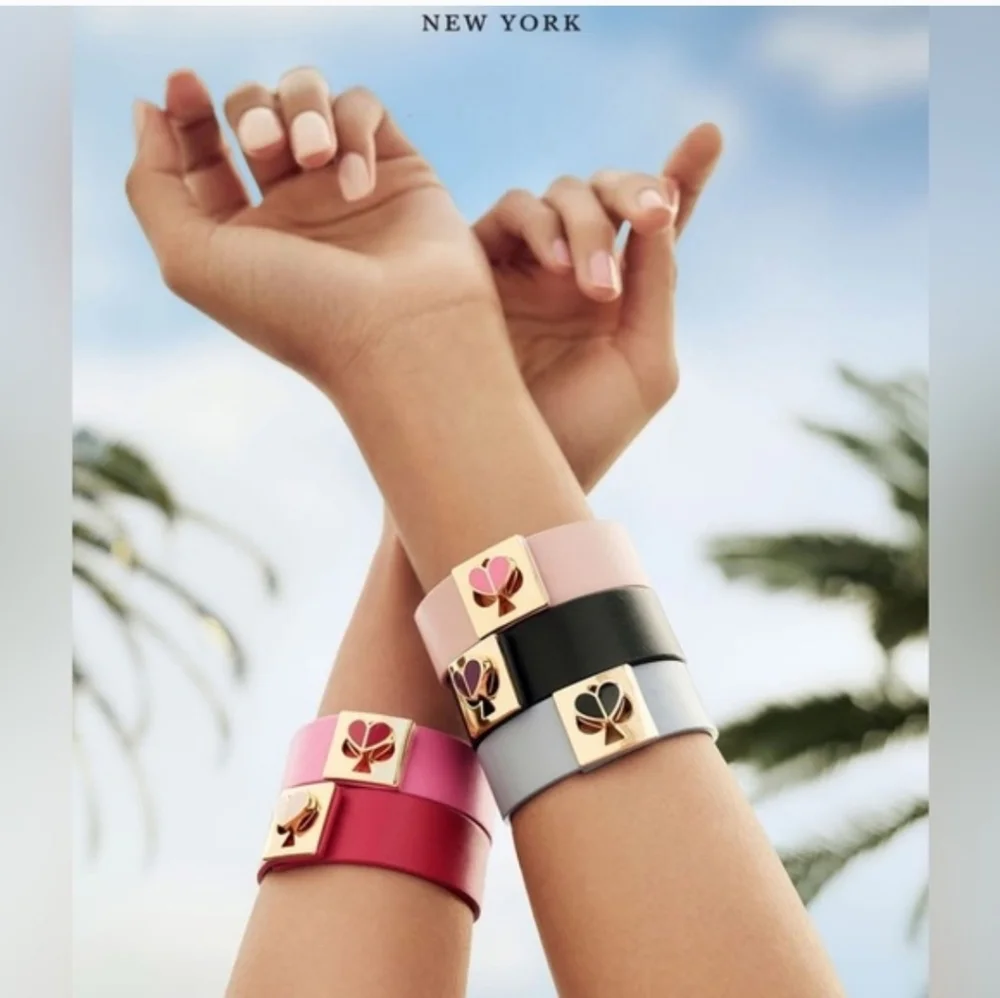 Kate Spade Leather Pink Bracelet - Picture 5 of 6